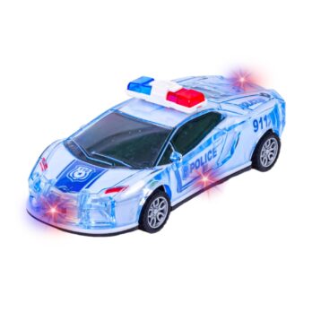 LED Police Supercar Toy for Kids – Light-Up 911 Patrol Car