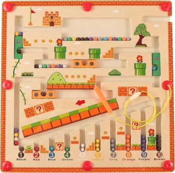 Wooden Magnetic Maze Board