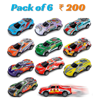 "Kids’ Racing Cars Collection – Pack of 6"