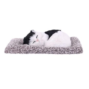 Realistic Sleeping Cat Toy– Soft Plush Toy with Realistic Features – Perfect for Home Decor and Gifting