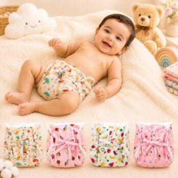 Soft Cotton Padded Nappy (0–9 Months)